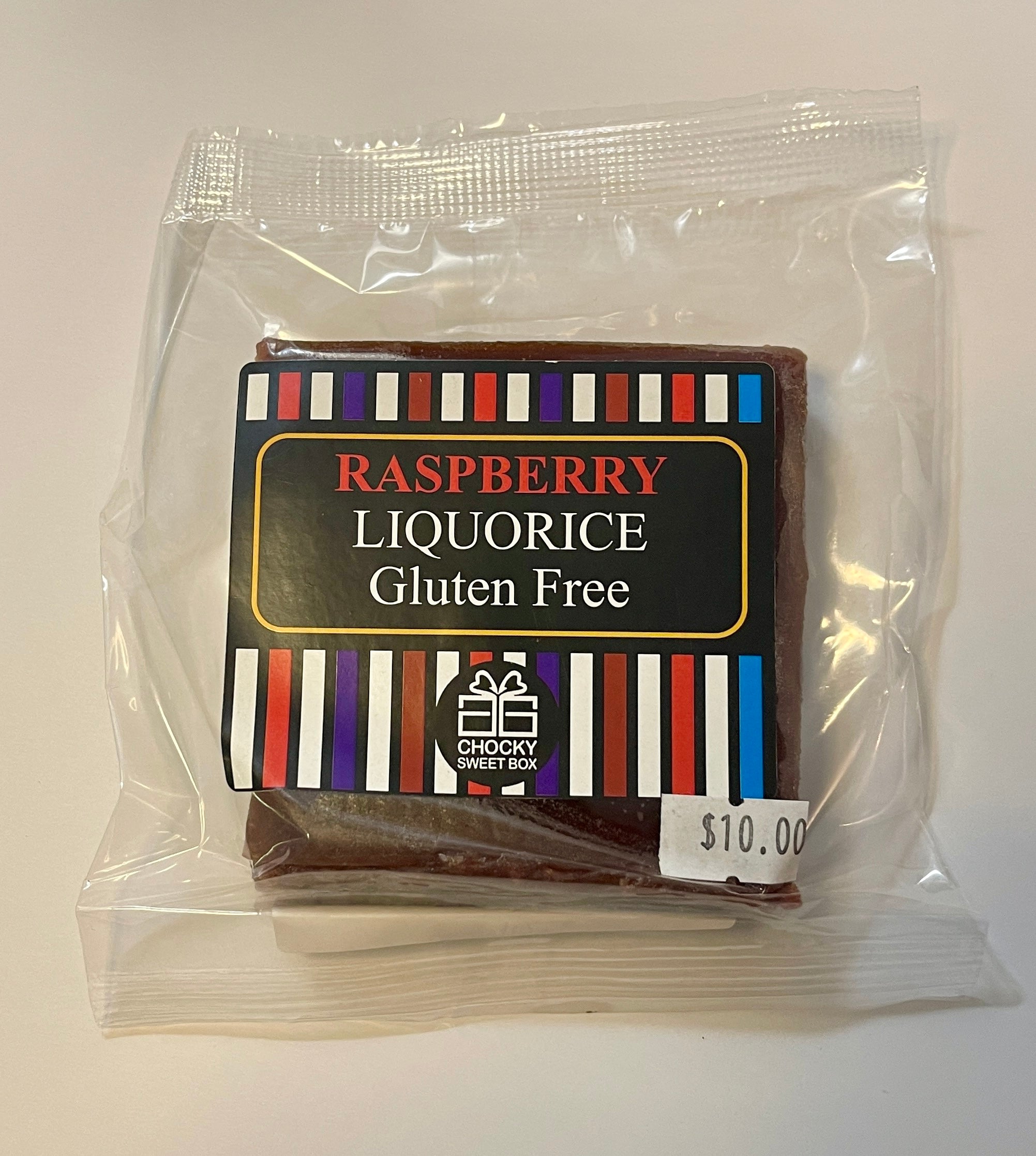 Liquorice Raw Block - Black & Raspberry